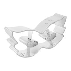 R&M International Corp 2 in. W X 4 in. L Mardi Gras Mask Cookie Cutter Silver 1 pc