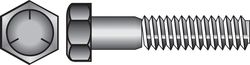 HILLMAN 5/8 in. D X 5 in. L Heat Treated Zinc Steel Hex Head Cap Screw 25 pk
