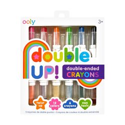 OOLY Double Up Assorted Color Crayons 6 pk