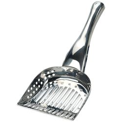 RSVP International Stainless Steel Silver Scoopable Cat Litter 1 pk