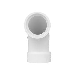 Charlotte Pipe Schedule 40 1-1/2 in. Hub X 1-1/2 in. D Hub PVC 90 Degree Elbow 1 pk