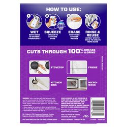 Mr. Clean Kitchen Grease Heavy Duty Cleaning Pad For All Purpose 4.6 in. L 3 pk