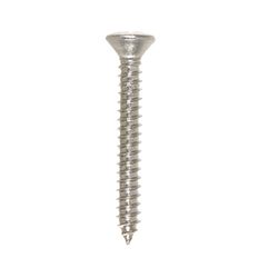 HILLMAN No. 10 Ga. X 1-1/2 in. L Phillips Oval Head Sheet Metal Screws 100 pk