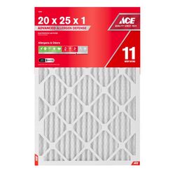 Ace 20 in. W X 25 in. H X 1 in. Synthetic 11 MERV Pleated Air Filter 1 pk
