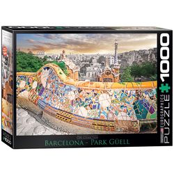 Eurographics Barcelona Park Guell Jigsaw Puzzle Multicolored 1000 pc