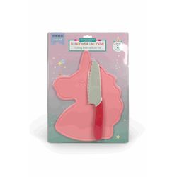 Handstand Kitchen 11.8 in. L X 9.84 in. W X 0.17 in. Plastic Cutting Board with Paring Knife