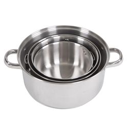 Stansport Silver Cookware Set 10 in. H X 10 in. W X 25 in. L 1 pk