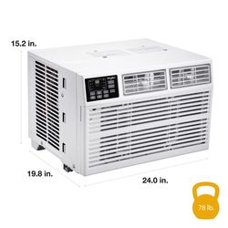 Whirlpool 12000 BTU 230 V Window Air Conditioner w/Heat w/Remote 550 sq ft