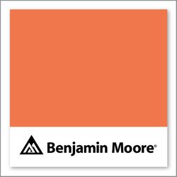 Benjamin Moore Fiesta Orange 084
