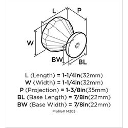 Amerock Traditional Classics Round Cabinet Knob 1-1/4 in. D 1-3/8 in. Satin Nickel 1 pk