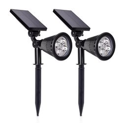 Techko Solar Powered 30 W LED Spotlight 1 pk