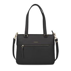 Travelon Addison Black Tote Bag 11 in. H X 14 in. W