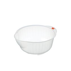 Inomata 10 oz Clear Plastic Rice Washing Bowl 1 pk