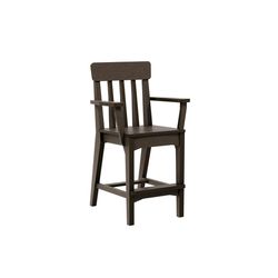 Breeo 5 pc Milwaukee Brown Poly Lumber Dining Set