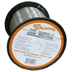 Gallagher Direct Current Electric Fence Wire 6969600 sq ft Silver