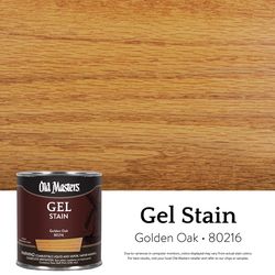 Old Masters Semi-Transparent Golden Oak Oil-Based Alkyd Gel Stain 1/2 pt