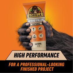 Gorilla Natural Wood Filler 6 oz