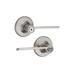 Kwikset Ladera Satin Nickel Privacy Lever