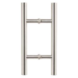Brinks Commercial 12 in. L Satin Silver Stainless Steel Door Pull