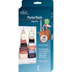 Jokari Metal White Purse Hanger 2 pk