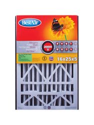 BestAir 16 in. W X 25 in. H X 5 in. 11 MERV Pleated Air Filter 1 pk