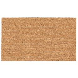 Americo Home Natural CoCo 24 in. W X 36 in. L Tan Plain Coir Door Mat