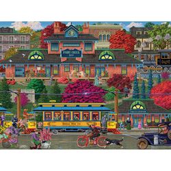 Cobble Hill Trolly Station Jigsaw Puzzle 275 pc