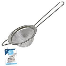 R&M International Corp Silver Stainless Steel Flour Sifter