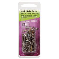 HILLMAN Anchor Wire 16 Ga. X Assorted Sizes L Bright Steel Brad Nail Assortment 1 pk 2 oz
