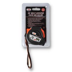 JMK Illinois Industrial Tool 16 ft. L X 1 in. W Auto Lock Tape Measure 1 pk