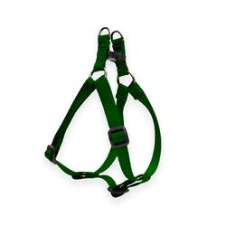 Lupine Pet Basic Solids Green Green Nylon Dog Harness