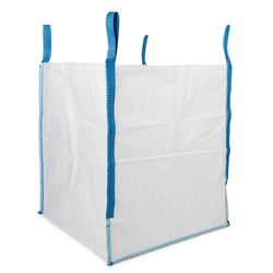 Halsted Builder's Bag 200 gal White Plastic Open Top Garbage Can