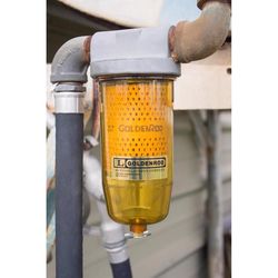 Goldenrod Steel Fuel Tank Filter 9.5