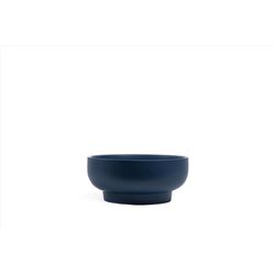 Momma Pots 9 in. W Porcelain Garden Bowl Planter Midnight