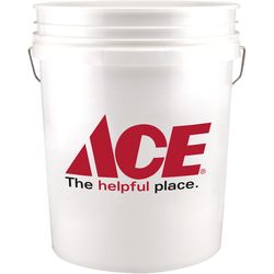 ACE Father's Day White Polyethylene Bucket