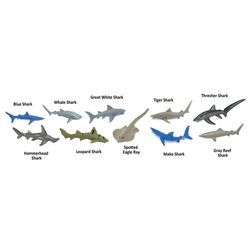 Safari Ltd. Toobs Sharks Toob Toy 10 pc
