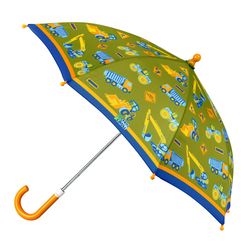 Stephen Joseph Multicolored Construction 27 in. D Umbrella