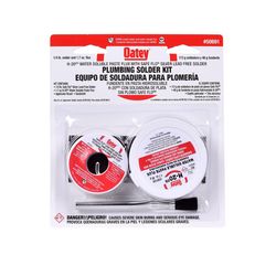 Oatey 4 oz Lead-Free Plumbing Solder Kit Silver Alloy 4 pc
