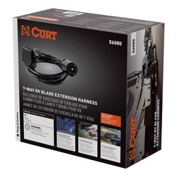 CURT 7 Way Trailer Wiring Extension 7 ft.