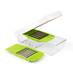 Progressive PrepWorks Green/White Plastic Food Chopper