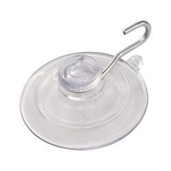 HILLMAN OOK Clear Cup/Picture Hook 1 lb 6 pk