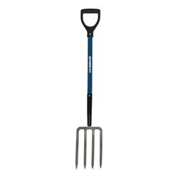 Seymour S550 Forged 4 Tine Forged Steel Spading Fork 30 in. Fiberglass Handle