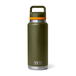 YETI Rambler 36 oz King Crab Orange/Olive BPA Free Bottle with Chug Cap