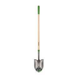 Truper 58.25 in. Steel Round Digging Shovel Wood Handle
