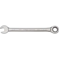 CRAFTSMAN 9/16 in. 12 Point SAE Ratcheting Wrench 8.8 in. L 1 pc