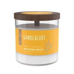 Candle-Lite Essential Elements White Vanilla/Sandalwood Scent Candle 16 oz