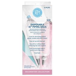 R&M International Corp 16 in. L Decorating Bags Clear 12 pc