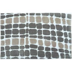 Simple Spaces 21 in. W X 33 in. L Multi-Color Fractured Waves Microfiber Polyester Accent Rug