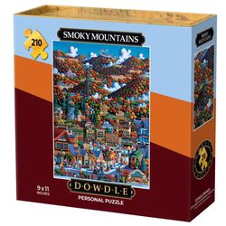 Dowdle Smoky Mountain Personal Puzzle Cardboard/Paper Multicolored 210 pc