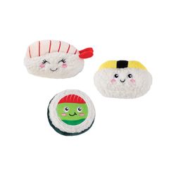 Pet Shop by Fringe Studio For Dog Multicolored Plush Rice To Meet You Dog Toy